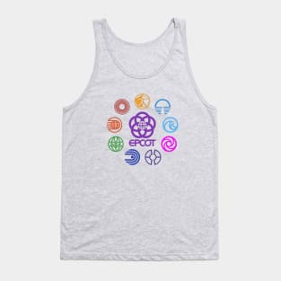 EPCOT Retro Logos Tank Top